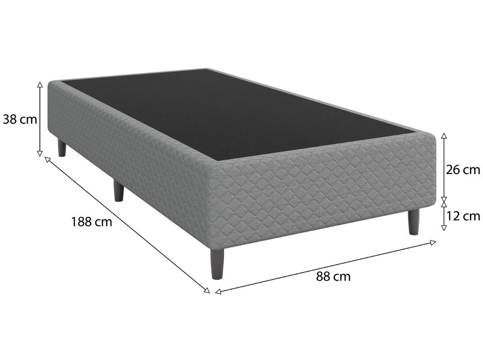 Base Cama Box Solteiro Umaflex 26x88x188cm Beta - 4