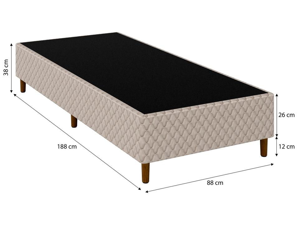 Base Cama Box Solteiro Umaflex 26x88x188cm Verona - 3