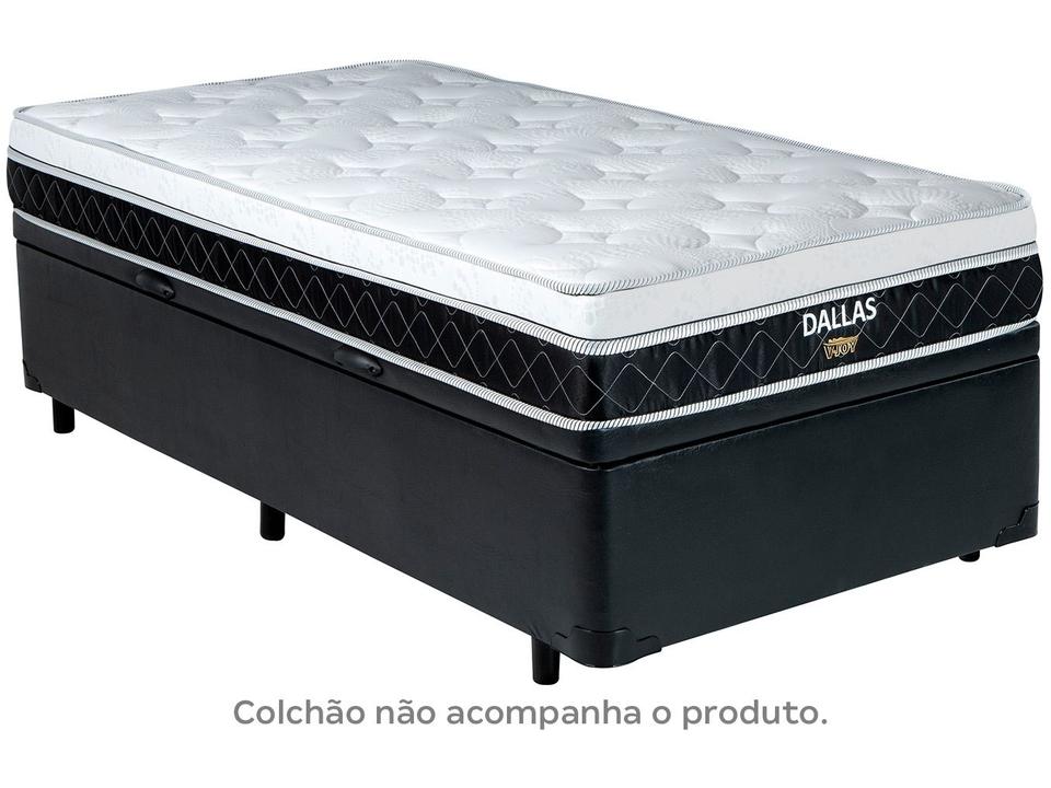 Base Cama Box Solteiro V-Joy com Baú 38x88x188cm Bravus - 2