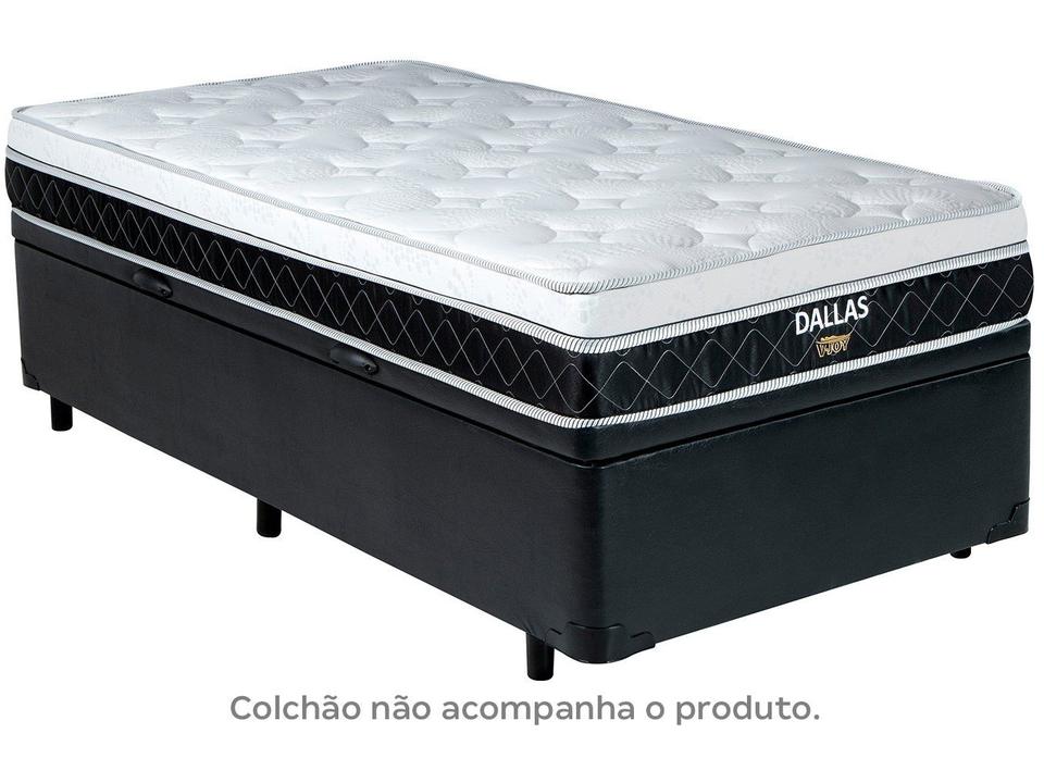 Base Cama Box Solteiro V-Joy com Baú 38x88x188cm Bravus - 3