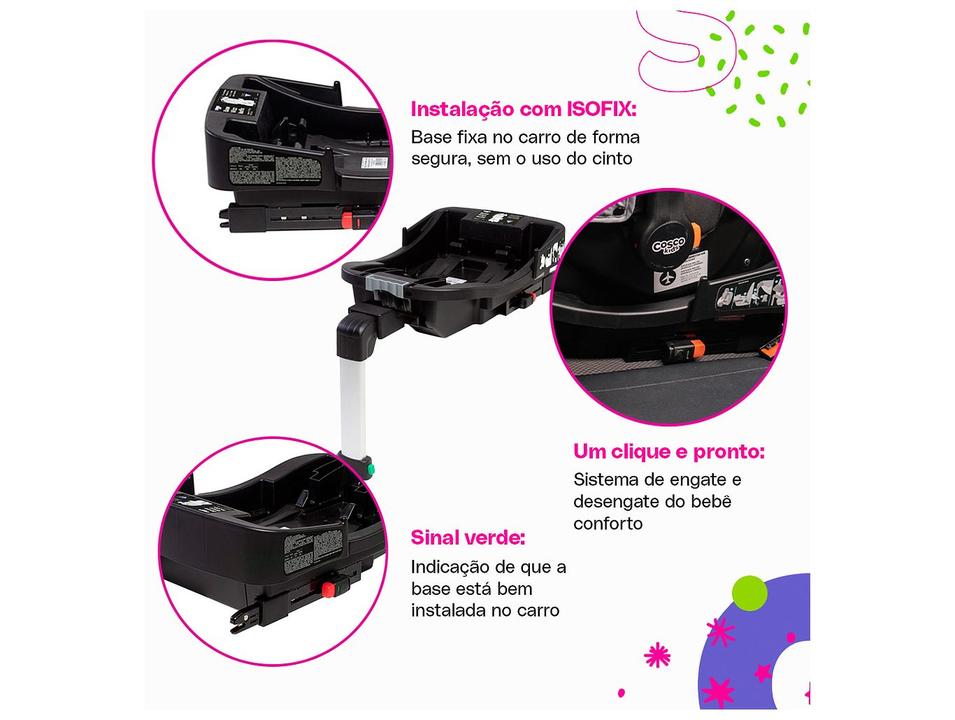 Base para Bebê Conforto Cosco Kids Wizz até 13kg - 2