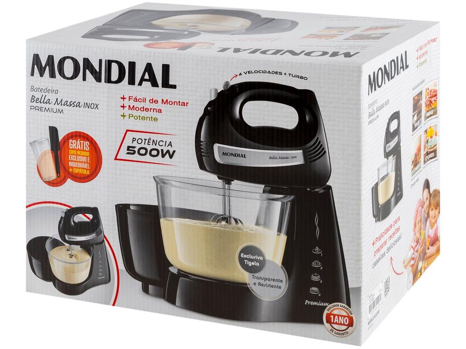 Batedeira Mondial 400W Bella Massa B-23 NP - 20