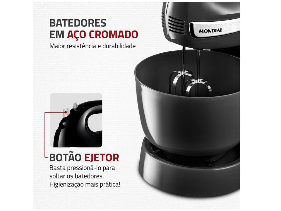 Batedeira Mondial 400W Bella Massa B-23 NP - 4