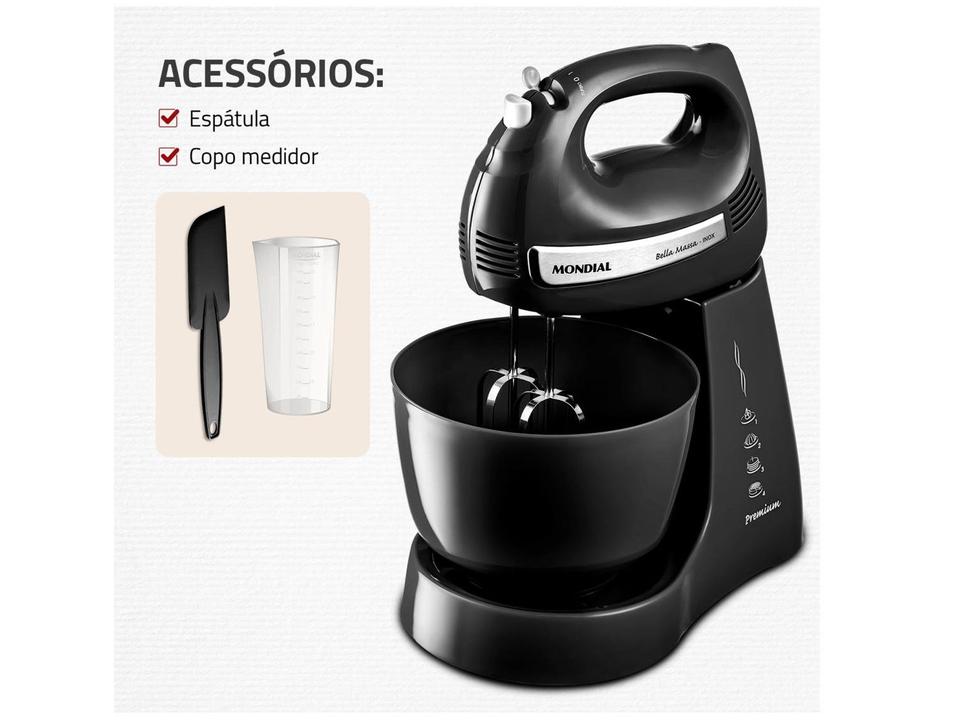 Batedeira Mondial 500W Bella Massa B-23 NP - 6
