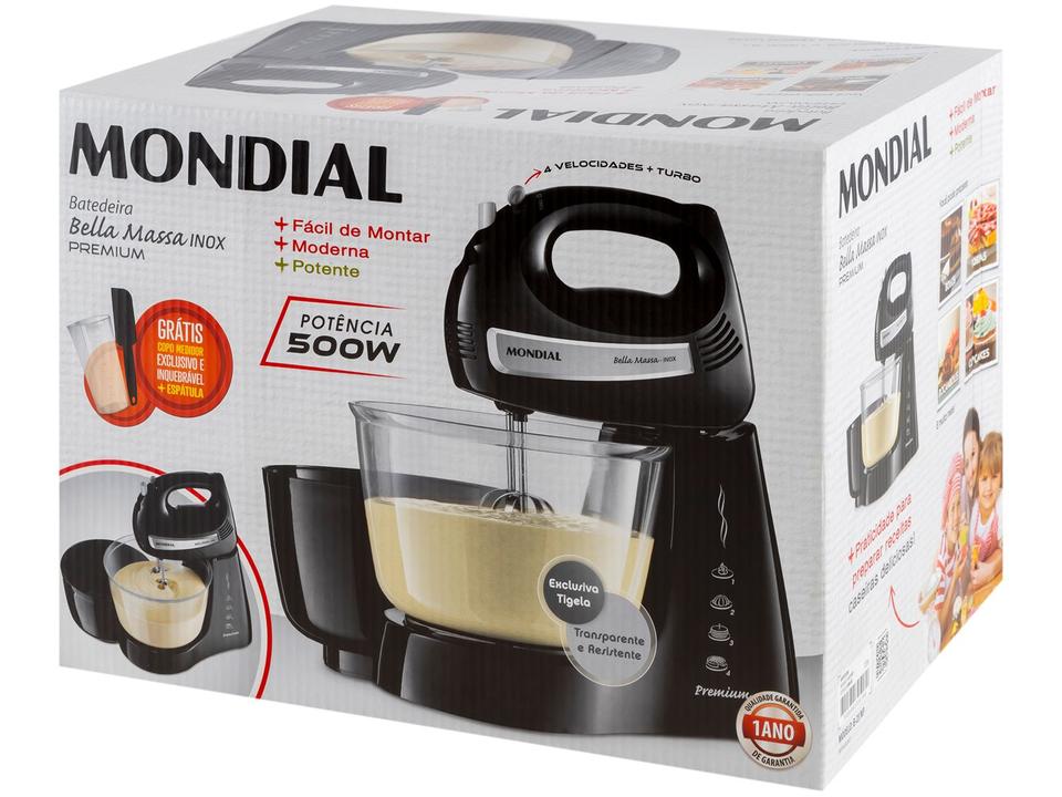 Batedeira Mondial 500W Bella Massa B-23 NP - 20