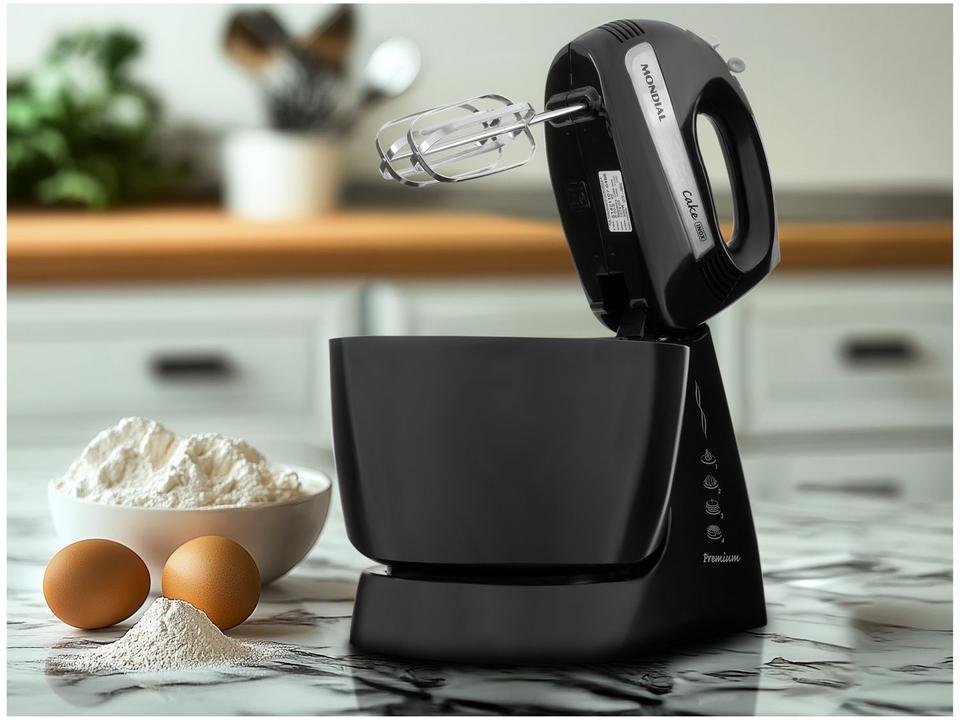 Batedeira Mondial Preta 500W Premium - 1