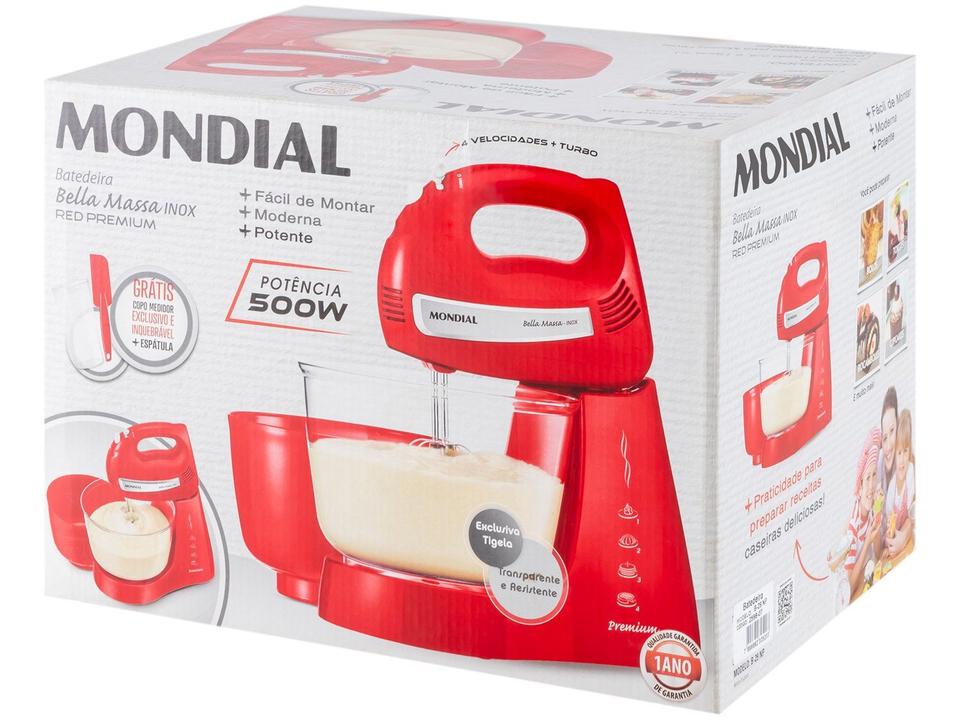Batedeira Mondial Vermelha 500W Premium - 19