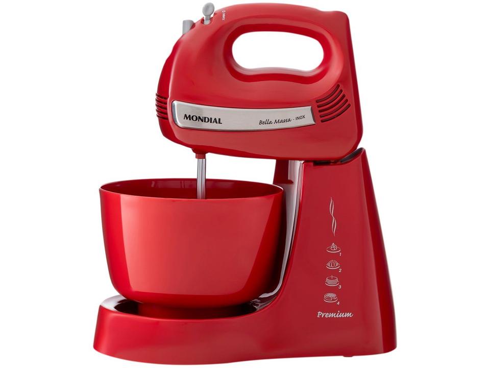 Batedeira Mondial Vermelha 500W Premium - 9