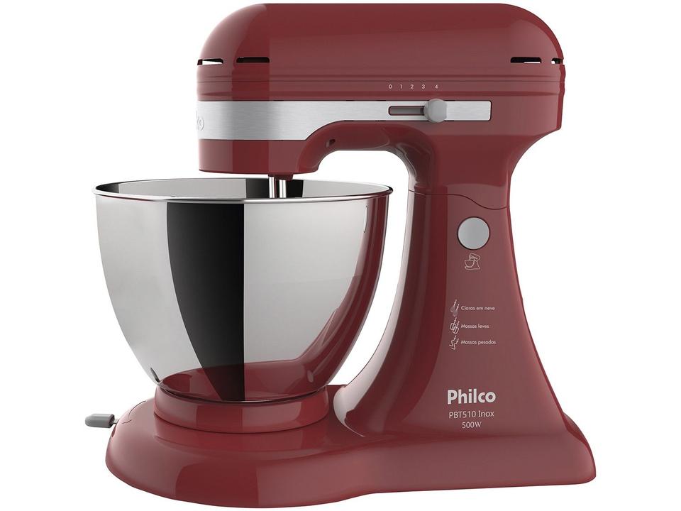 Batedeira Philco Vermelha 500W PBT510V - 1