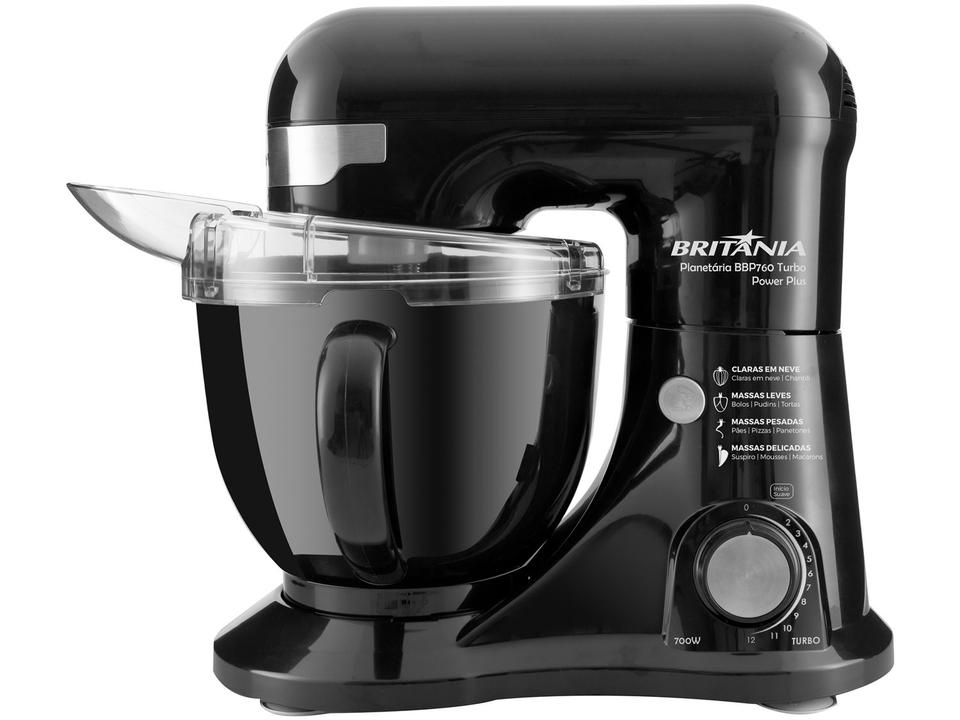 Batedeira Planetária Britânia Preta 700W - 4
