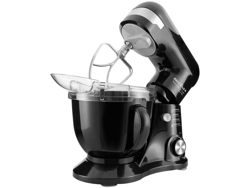 Batedeira Planetária Britânia Preta 700W - 2