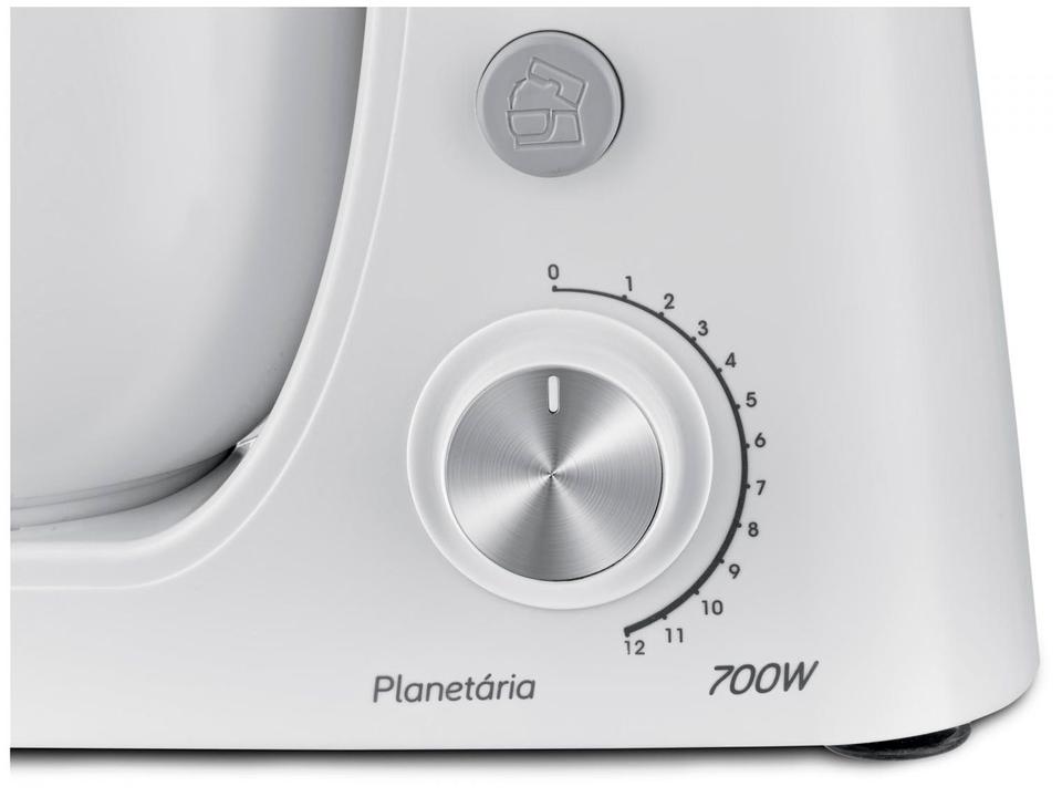 Batedeira Planetária Mondial Branco e Inox 700W - 13