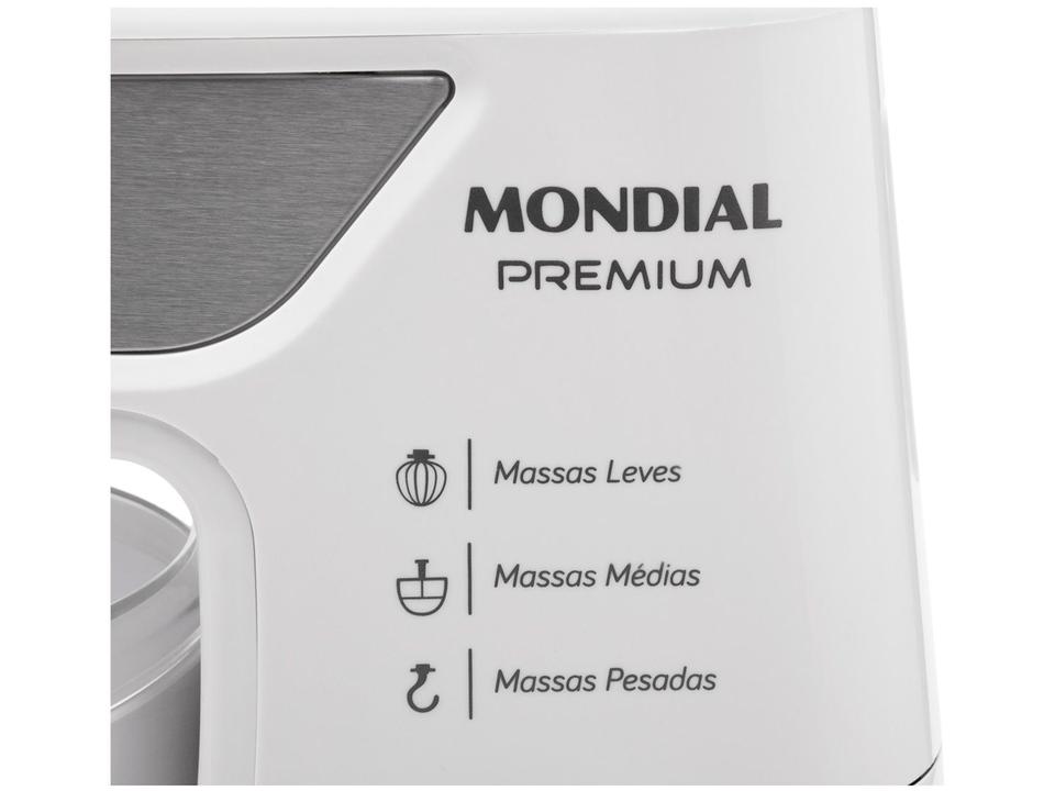 Batedeira Planetária Mondial Branco e Inox 700W - 12