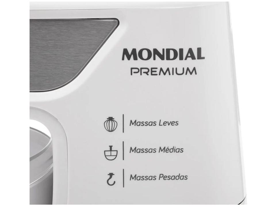Batedeira Planetária Mondial Branco e Inox 700W - 13