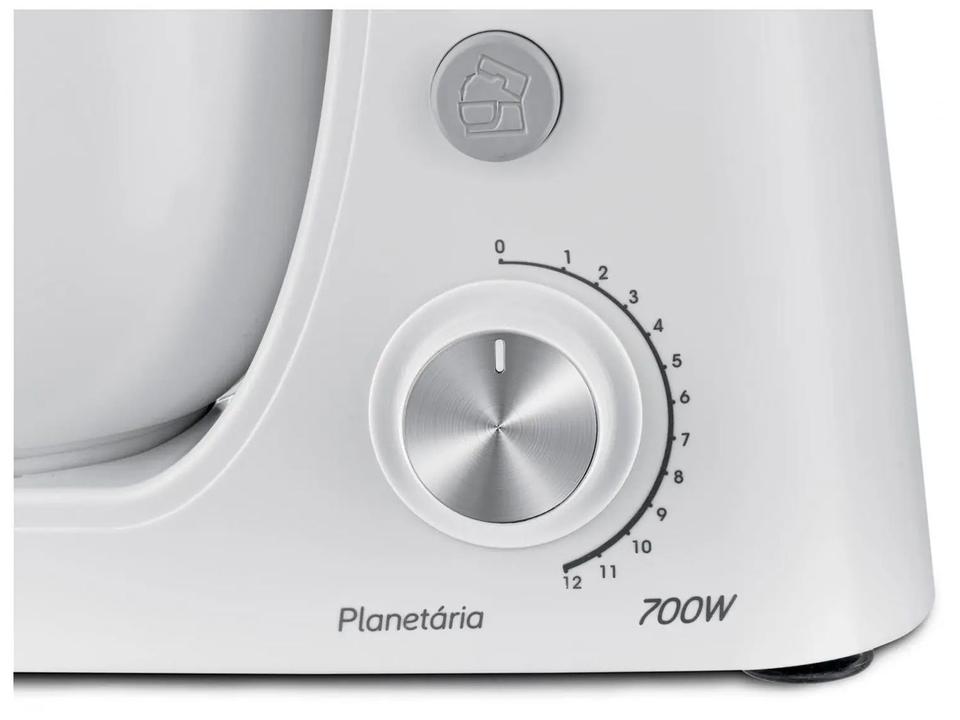 Batedeira Planetária Mondial Branco e Inox 700W - 12