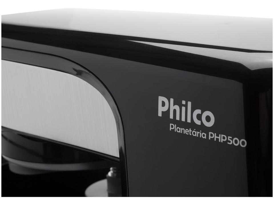Batedeira Planetária Philco Preta 500W PHP500 Turbo 12 Velocidades - 110 V - 11