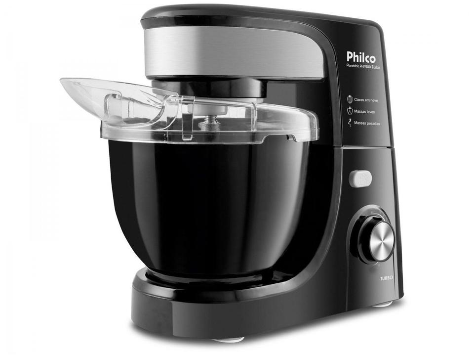 Batedeira Planetária Philco Preta 500W PHP500 Turbo 12 Velocidades - 1