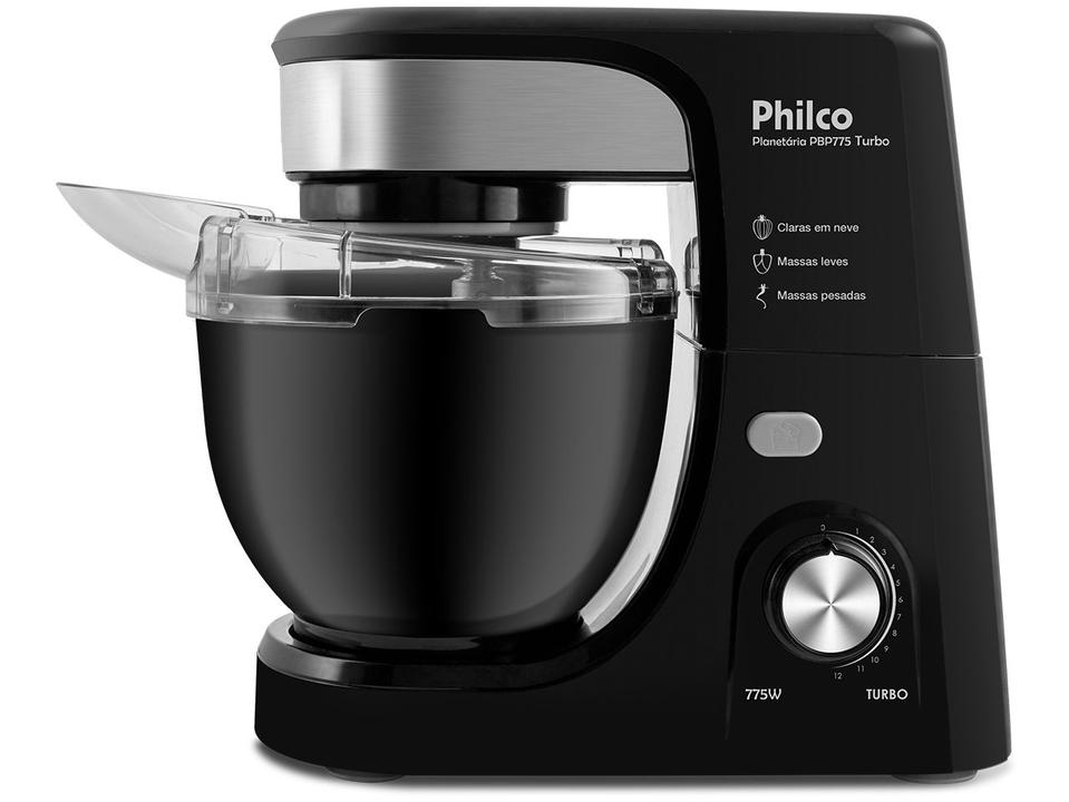Batedeira Planetária Philco Preta 775W 12 Velocidades 4 Litros Turbo PBP775P - 1