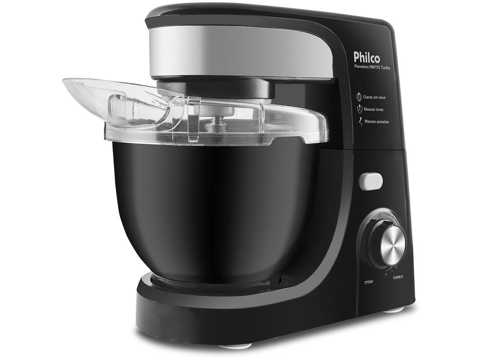 Batedeira Planetária Philco Preta 775W 12 Velocidades 4 Litros Turbo PBP775P - 3