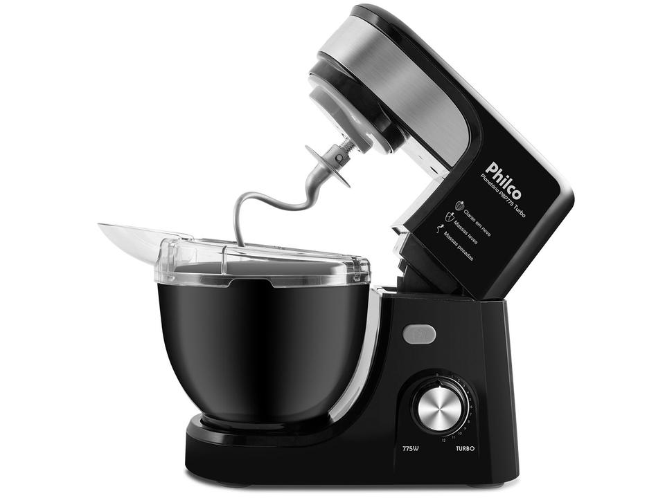 Batedeira Planetária Philco Preta 775W 12 Velocidades 4 Litros Turbo PBP775P - 4