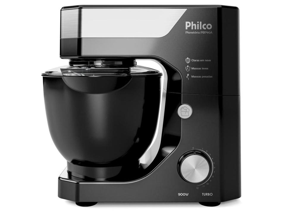 Batedeira Planetária Philco Preta 800W 12 Velocidades 5 Litros PBP90A 103401154 - 12
