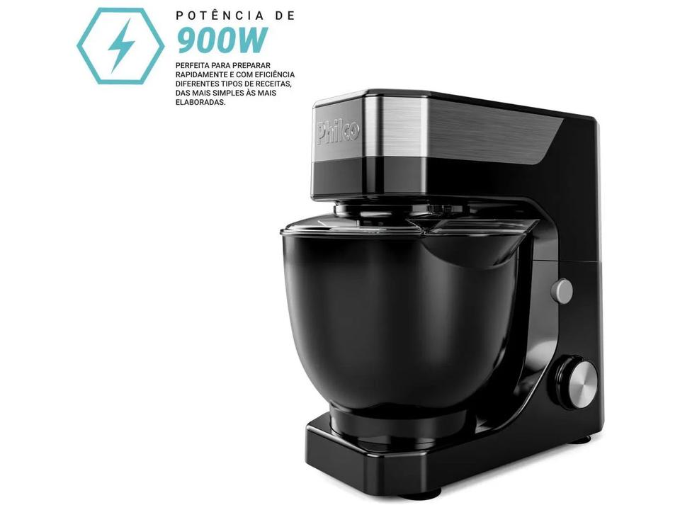 Batedeira Planetária Philco Preta 800W 12 Velocidades 5 Litros PBP90A 103401154 - 1