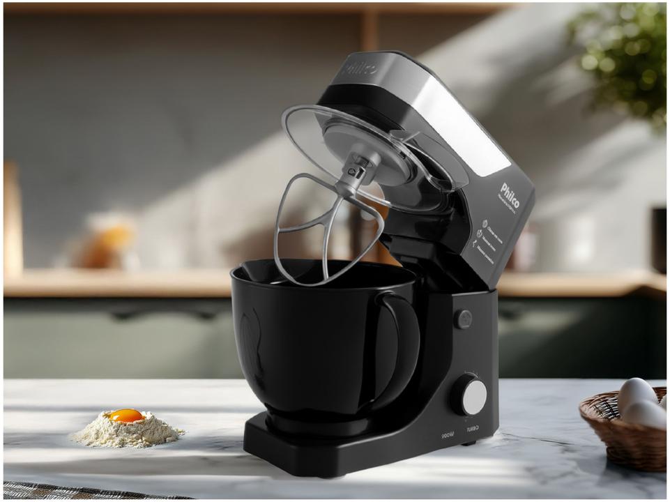 Batedeira Planetária Philco Preta 800W 12 Velocidades 5 Litros PBP90A 103401154 - 7