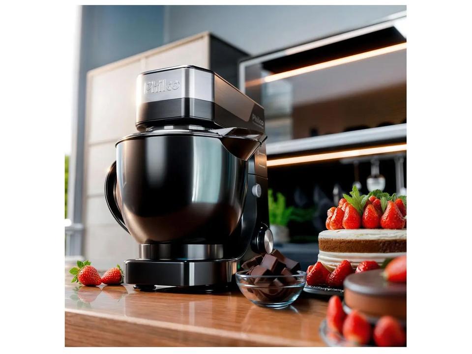 Batedeira Planetária Philco Preta 800W 12 Velocidades 5 Litros PBP90A 103401154 - 5