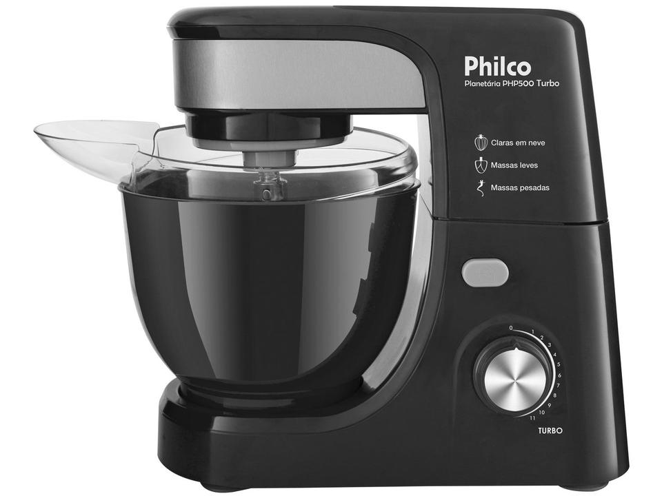 Batedeira Planetária Philco Preto 500W Turbo PHP500P 11 Velocidades - 2