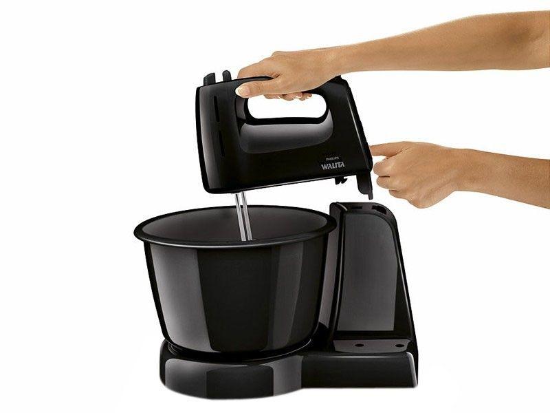 Batedeira Portátil Philips Walita Preta 250W Daily RI7000 3 Velocidades - 5