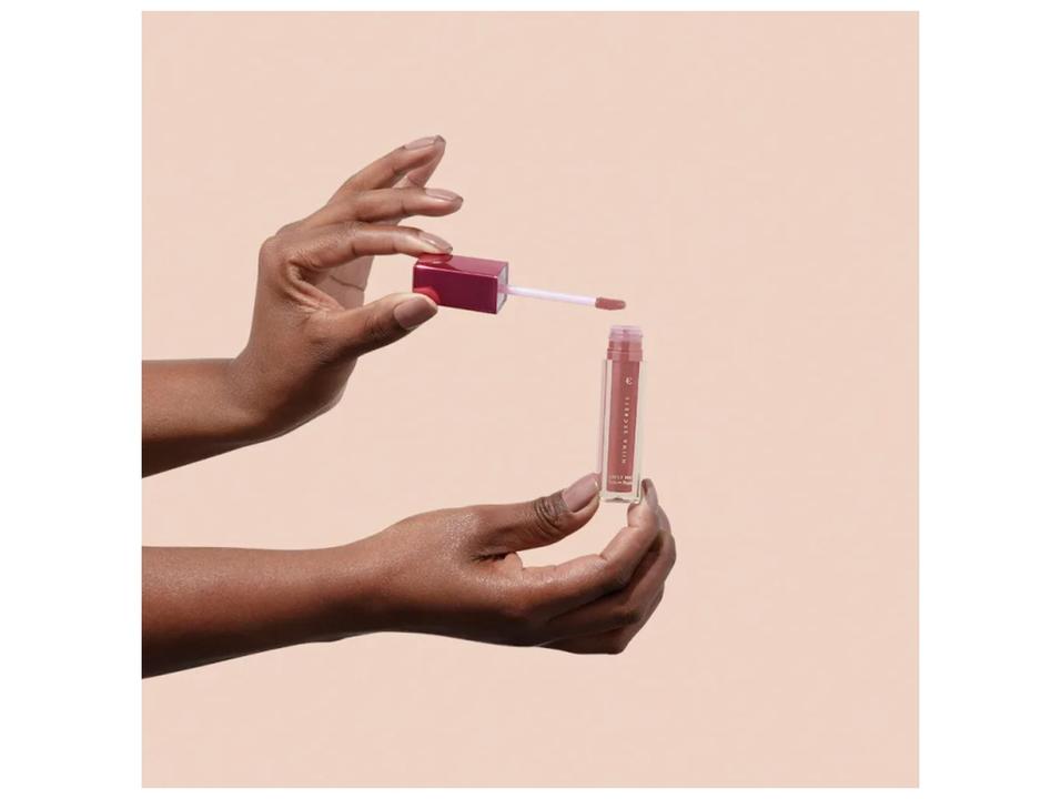 Batom Líquido Aveludado Eudora Niina Secrets Skinny Matte Rosê Gardenia Longa duração 5ml - 3