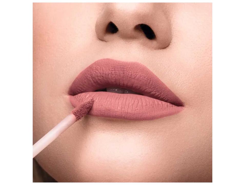Batom Líquido Aveludado Eudora Niina Secrets Skinny Matte Rosê Gardenia Longa duração 5ml - 2