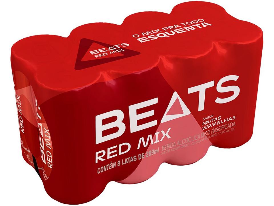 Beats Red Mix Frutas Vermelhas Lata 269ml 8 Unidades - 2