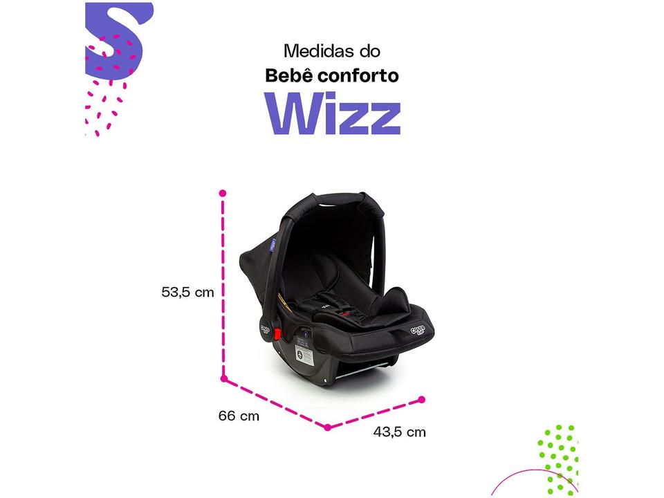 Bebê Conforto Cosco Kids 1 Posição Wizz 0 a 13kg - 5