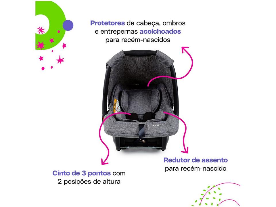 Bebê Conforto Cosco Kids 1 Posição Wizz 0 a 13kg - 2
