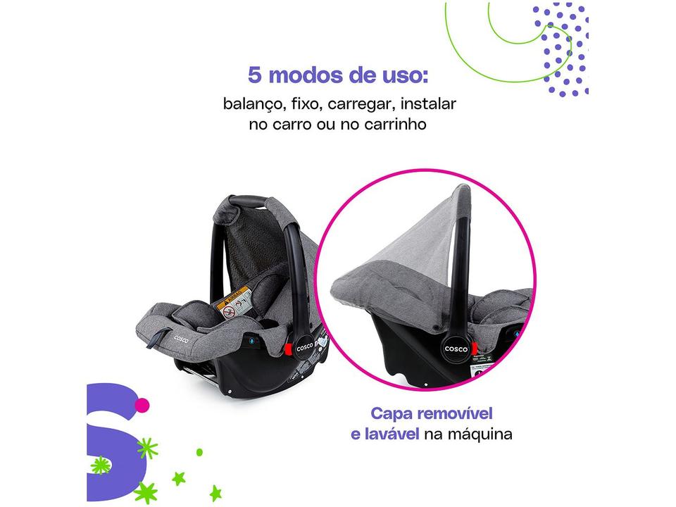 Bebê Conforto Cosco Kids 1 Posição Wizz 0 a 13kg - 3