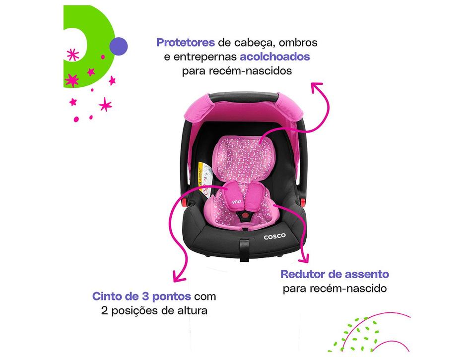 Bebê Conforto Cosco Kids Wizz com Base até 13kg - 2
