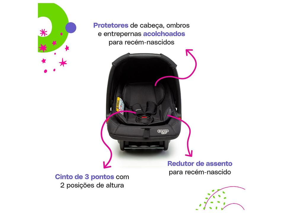 Bebê Conforto Cosco Kids Wizz com Base até 13kg - 2