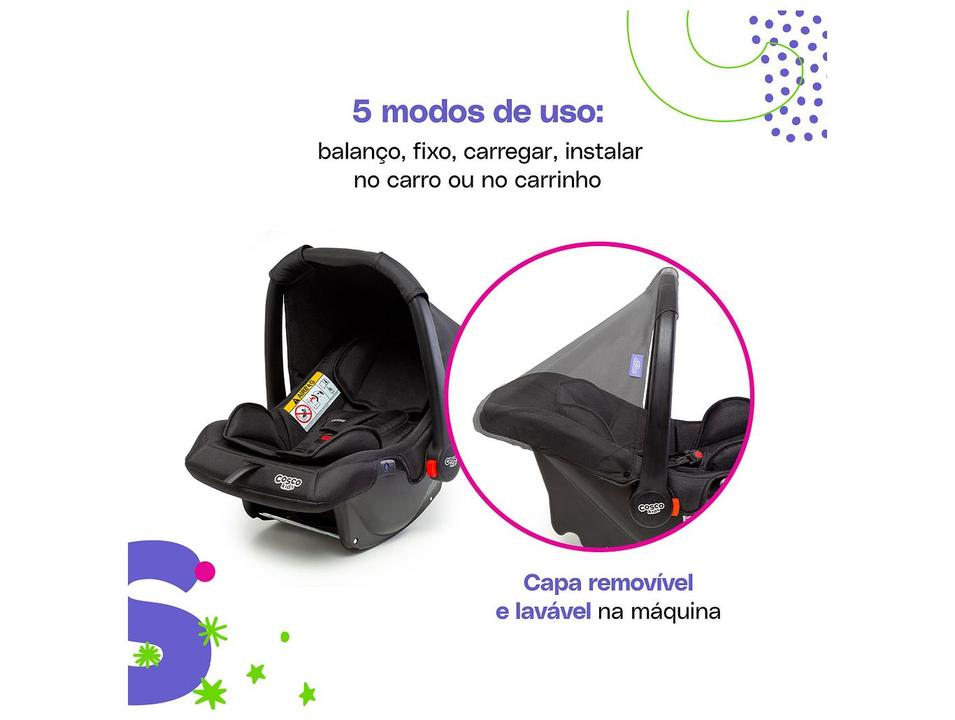 Bebê Conforto Cosco Kids Wizz com Base até 13kg - 3