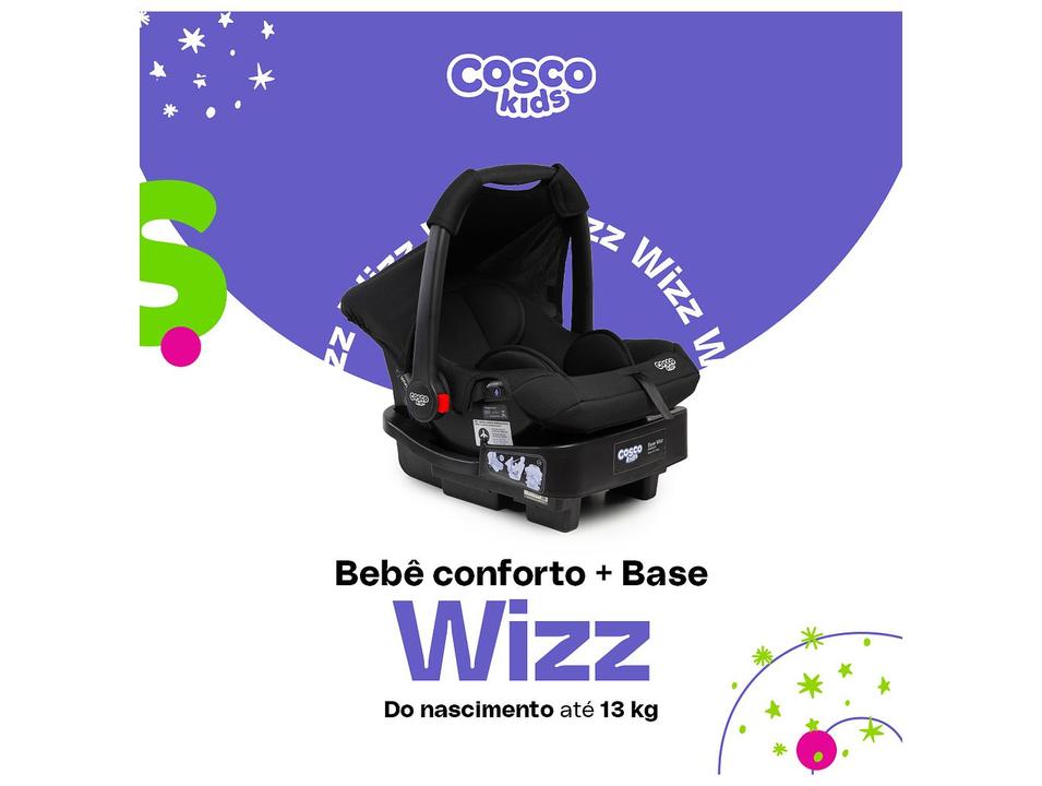 Bebê Conforto Cosco Kids Wizz com Base até 13kg - 1