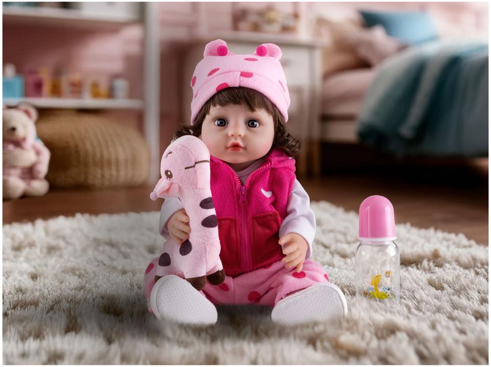 Bebê Girafinha Reborn DY0001-GF Lullie Dolls 48cm - 1