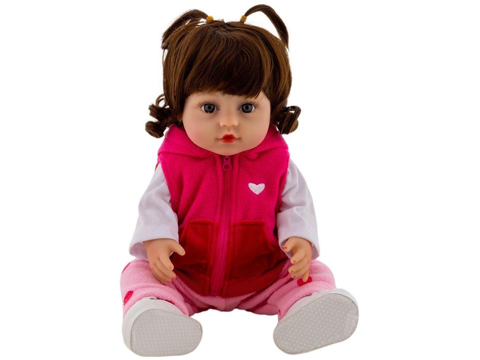 Bebê Girafinha Reborn DY0001-GF Lullie Dolls 48cm - 4