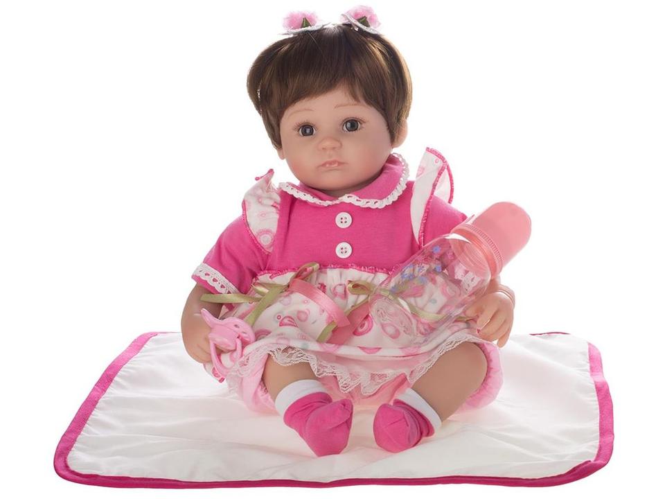 Bebê Reborn Charlotte Laura Baby 40cm - com Acessórios