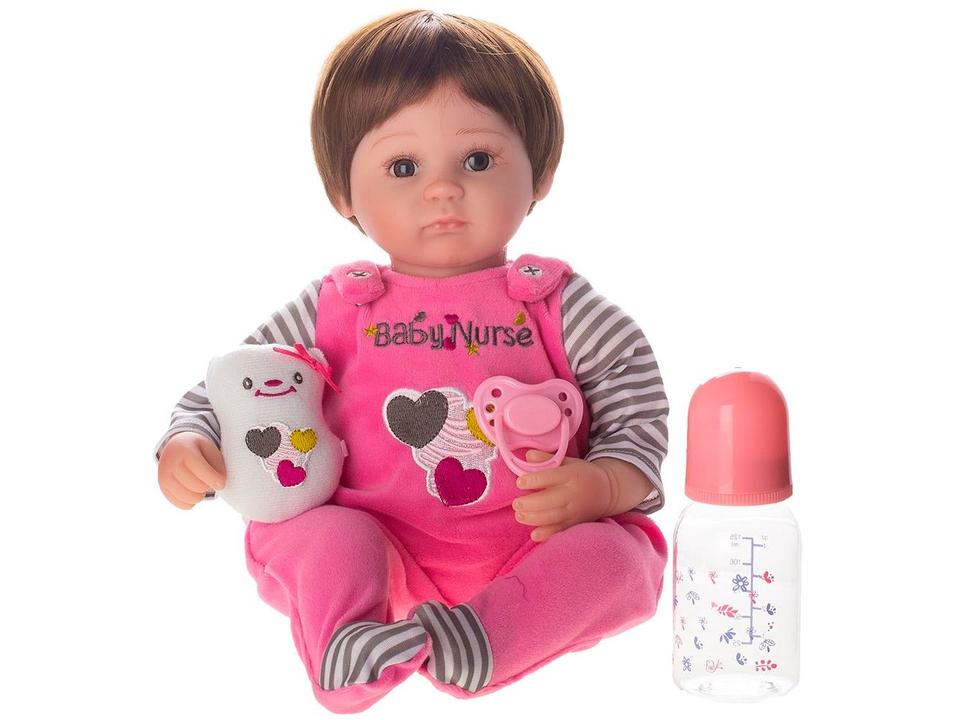 Bebê Reborn Nurse Laura Baby 40cm com Acessórios - 1