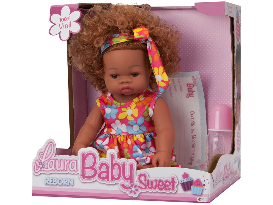 Bebê Reborn Sweet Claire Laura Baby 42cm - 5