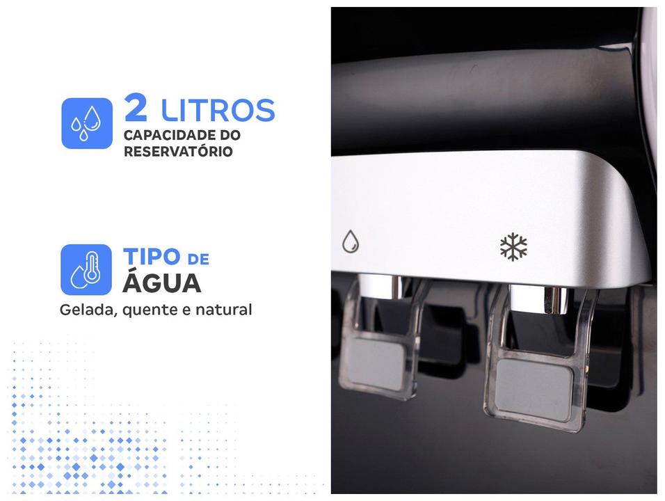 Bebedouro de Água Bianchini BY530-1 com Compressor Água Gelada Natural e Quente Garrafão Inferior - 1