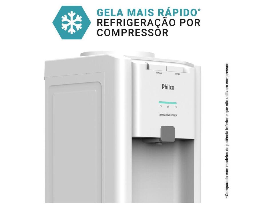Bebedouro de Água de Coluna Turbo Compressor Philco PBE80A - 4