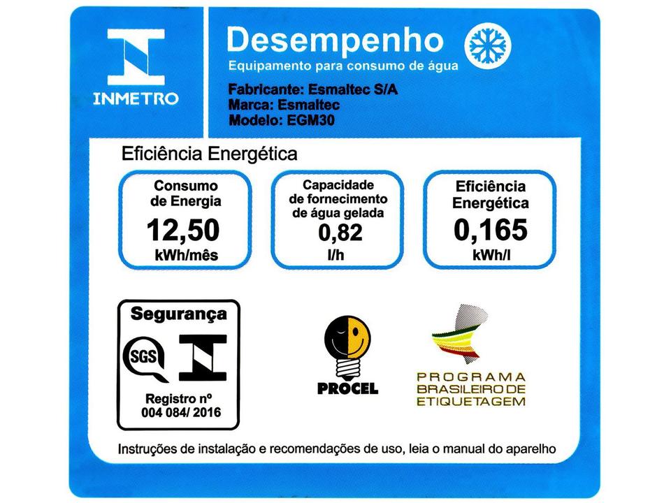 Bebedouro de Água Esmaltec de Mesa - 8