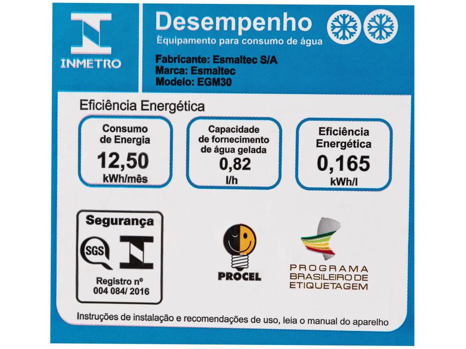 Bebedouro de Água Esmaltec de Mesa - 11