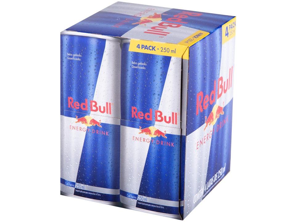 Bebida Energética Red Bull Energy Drink 250ml 4 Unidades - 11